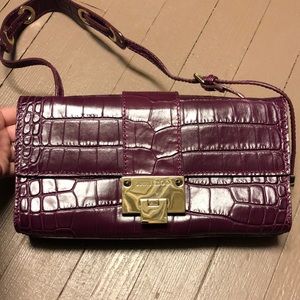 Jimmy Choo Plum River Croc Bag